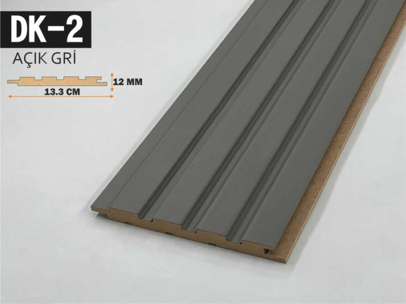 DK-2 Mdf Lambiri 13,3X278 - Açık Gri