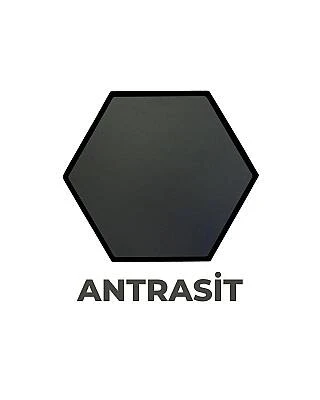 Altıgen Duvar Paneli - Antrasit
