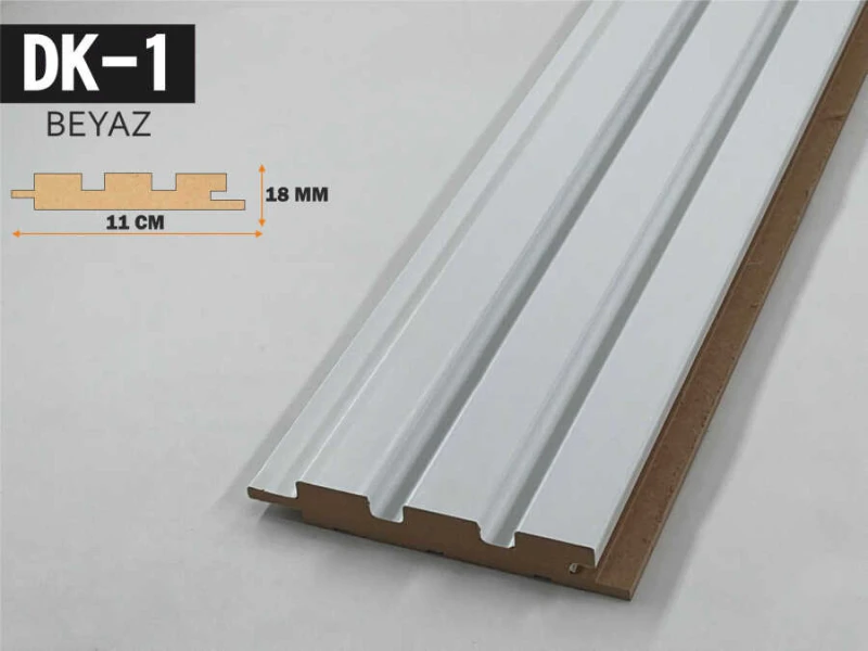 DK-1 Mdf Lambiri 11x278 - Beyaz