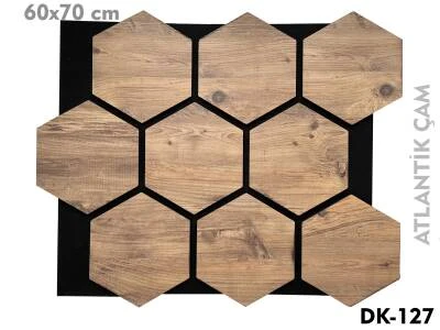 Hexagon Akustik Panel- Atlantik Çam