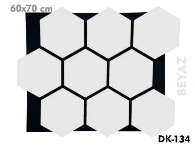 Hexagon Akustik Panel- Beyaz